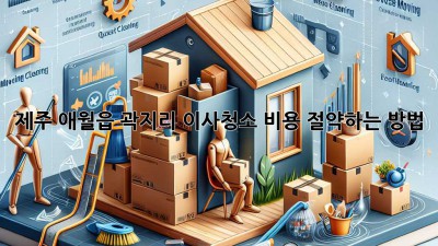 제주 애월읍 곽지리 이사청소 비용 절약하는 방법